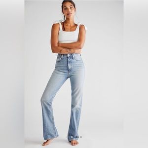 AGOLDE Vintage Hi-Rise Flare Jeans in Clamor size 25 in great condition